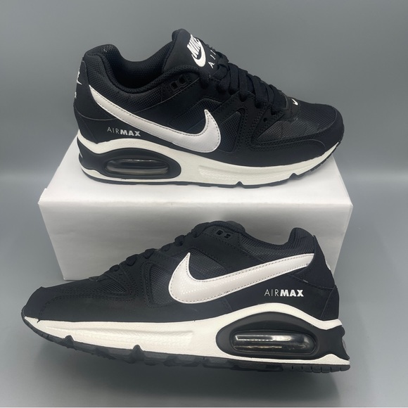 NIKE Air Max Command Women's Running Shoe Black White - Picture 12 of 14